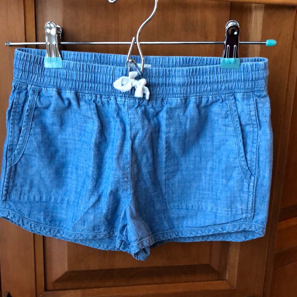 Crewcuts girls chambray shorts with pockets